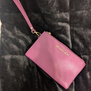 Michael Kors Purple Wristlet